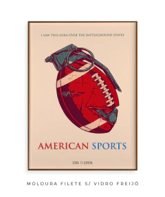 Quadro / Pôster - Arctic Monkeys - American Sports - Zebra Filomena | Quadros e Pôsteres de Música