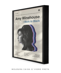 Quadro / Pôster -- Amy Winehouse - Back to Black - loja online