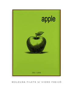 Quadro / Pôster - Charli XCX - Apple - Zebra Filomena | Quadros e Pôsteres de Música