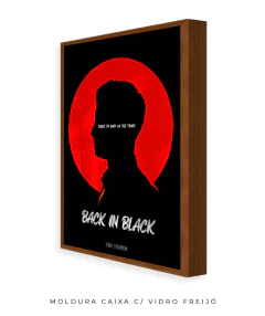 Quadro / Pôster - AC/DC - Back in Black na internet