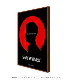 Quadro / Pôster - AC/DC - Back in Black - loja online