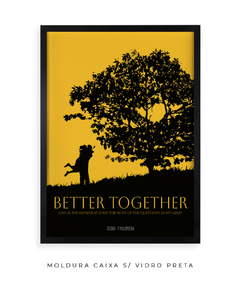 Quadro / Pôster - Better Together - Zebra Filomena | Quadros e Pôsteres de Música