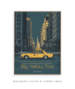 Quadro / Pôster - Joni Mitchell - Big Yellow Taxi - comprar online