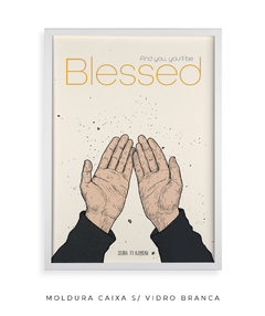 Quadro / Pôster - Blessed - Zebra Filomena | Quadros e Pôsteres de Música