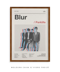 Quadro / Pôster -- Blur - Parklife - comprar online