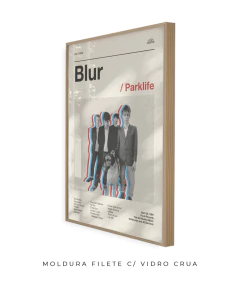 Quadro / Pôster -- Blur - Parklife - Zebra Filomena | Quadros e Pôsteres de Música