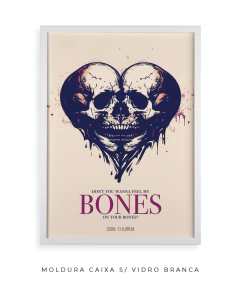 Quadro / Pôster - The Killers - Bones - Zebra Filomena | Quadros e Pôsteres de Música