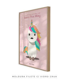 Quadro / Pôster - Lady Gaga - Born This Way na internet