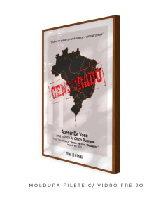 Quadro / Pôster - Chico Buarque - Apesar de Você - loja online