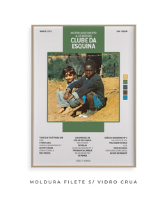 Quadro / Pôster - Clube da Esquina - comprar online