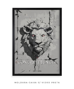 Quadro / Pôster - Bob Marley & The Wailers - Concrete Jungle - Zebra Filomena | Quadros e Pôsteres de Música