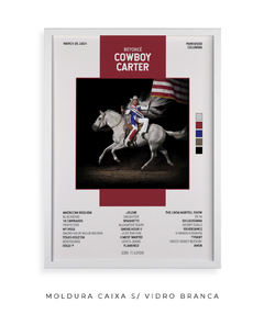 Quadro / Pôster - Cowboy Carter - Zebra Filomena | Quadros e Pôsteres de Música