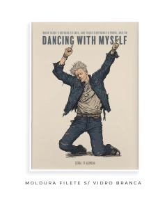 Imagem do Quadro / Pôster - Billy Idol - Dancing with Myself