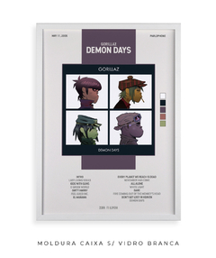 Quadro / Pôster - Demon Days - Zebra Filomena | Quadros e Pôsteres de Música