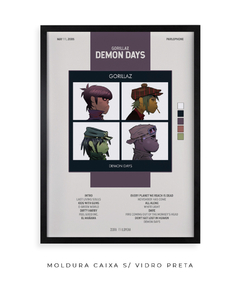 Quadro / Pôster - Demon Days - Zebra Filomena | Quadros e Pôsteres de Música