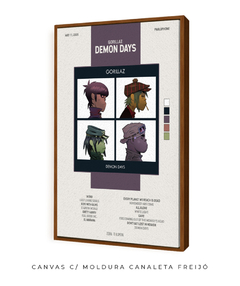 Quadro / Pôster - Demon Days na internet