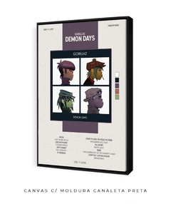 Quadro / Pôster - Demon Days - Zebra Filomena | Quadros e Pôsteres de Música