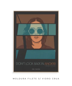 Quadro / Pôster - Oasis - Don't Look Back In Anger - comprar online