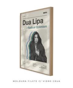 Quadro / Pôster - Dua Lipa - Radical Optimism - comprar online