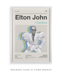 Quadro / Pôster - Elton John - Caribou - Zebra Filomena | Quadros e Pôsteres de Música