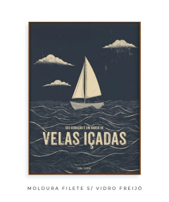 Quadro / Pôster - Emílio Santiago - Velas Içadas - Zebra Filomena | Quadros e Pôsteres de Música