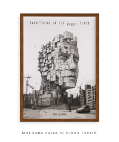 Quadro / Pôster - Radiohead - Everything in its Right Place - comprar online