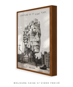 Quadro / Pôster - Radiohead - Everything in its Right Place na internet