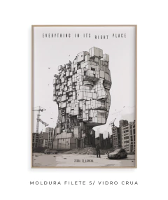 Quadro / Pôster - Radiohead - Everything in its Right Place - comprar online