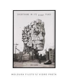 Imagem do Quadro / Pôster - Radiohead - Everything in its Right Place
