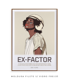 Quadro / Pôster - Lauryn Hill - Ex-Factor - Zebra Filomena | Quadros e Pôsteres de Música