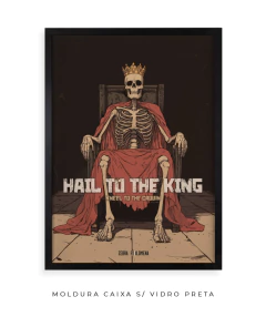 Quadro / Pôster - Avenged Sevenfold - Hail To The King - Zebra Filomena | Quadros e Pôsteres de Música
