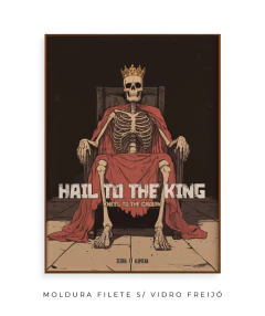 Quadro / Pôster - Avenged Sevenfold - Hail To The King - Zebra Filomena | Quadros e Pôsteres de Música