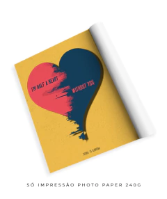Quadro / Pôster - One Direction - Half a Heart - comprar online