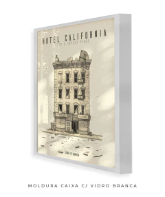 Quadro / Pôster - Eagles - Hotel California - loja online