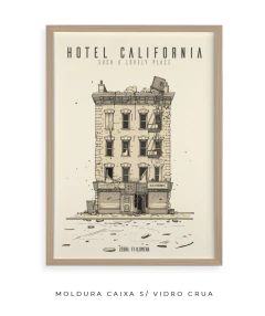 Imagem do Quadro / Pôster - Eagles - Hotel California