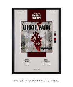 Quadro / Pôster - Hybrid Theory - Zebra Filomena | Quadros e Pôsteres de Música