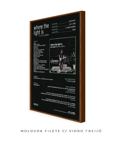 Quadro / Pôster - John Mayer - Where The Light Is - loja online