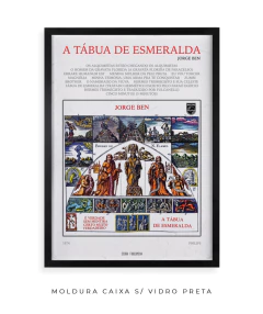 Quadro / Pôster - Jorge Ben - A Tábua de Esmeralda - Zebra Filomena | Quadros e Pôsteres de Música