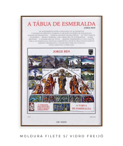 Quadro / Pôster - Jorge Ben - A Tábua de Esmeralda - Zebra Filomena | Quadros e Pôsteres de Música