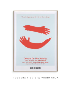 Quadro / Pôster - Jota Quest - Dentro de um Abraço - comprar online