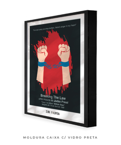 Quadro / Pôster - Judas Priest - Breaking the Law - loja online