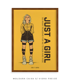 Quadro / Pôster - Just a Girl - comprar online