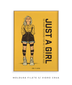 Quadro / Pôster - Just a Girl - comprar online