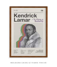 Quadro / Pôster - Kendrick Lamar - To Pimp a Butterfly - comprar online