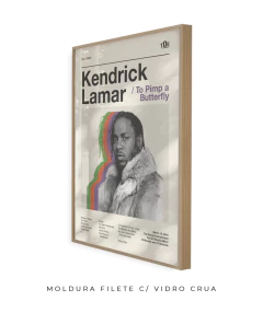 Quadro / Pôster - Kendrick Lamar - To Pimp a Butterfly na internet