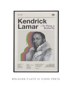 Imagem do Quadro / Pôster - Kendrick Lamar - To Pimp a Butterfly