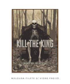 Quadro / Pôster - Megadeth - Kill The King - Zebra Filomena | Quadros e Pôsteres de Música
