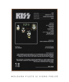 Quadro / Pôster - Kiss - Kiss - Zebra Filomena | Quadros e Pôsteres de Música