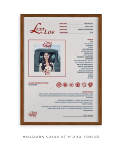 Quadro / Pôster - Lana del Rey - Lust for Life - comprar online