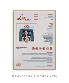 Quadro / Pôster - Lana del Rey - Lust for Life - comprar online